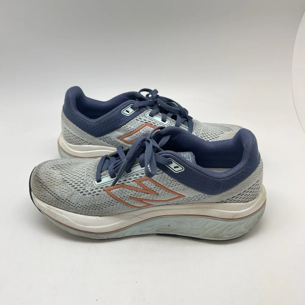 New Balance Sneakers Mens 7 Womens 8.5 FF X 860 V14 W86014E Blue‎ Running Shoes
